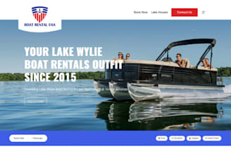 build boat rental website yacht website jet ski and party boat rental website