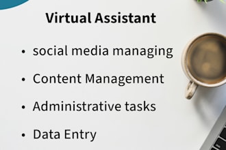 virtual assistant document prep, transcription,  data entry