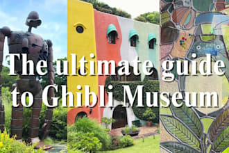 buy ghibil museum ticket, park and reservation ticket for you in japan