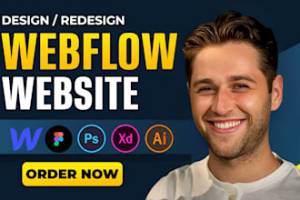 design, build or fix webflow website, figma to  webflow, webflow developer