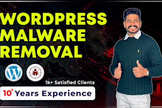 fix wordpress malware removal and clean hacked wordpress website