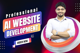 build ai website development with chatbot, custom website, business website