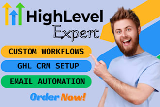 setup gohighlevel workflow automation, gohighlevel crm, ghl landing page design