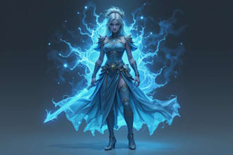 create amazing fantasy, dnd character art