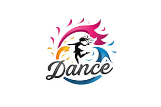 do awesome girl boy dance logo design unlimited revision