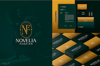 do highly modern minimalist and luxury business logo design