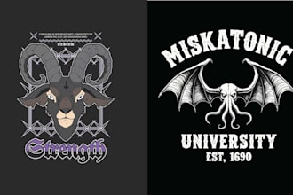 design animal t shirt powerful leviathan logo