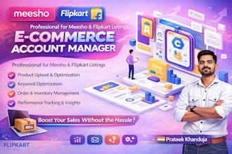 meesho and flipkart account manager expert in product listing SEO optimization