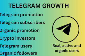 add million investors telegram subscribers group and gain real organic follower