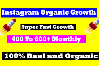 do instagram promotion super fast organic growth to increase followers
