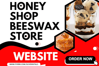 build honey parfait beeswax products beehive beekeeping smoothies shopify store