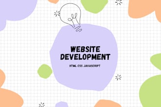 develop an amazing static website tailored to you