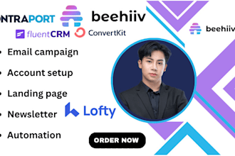 setup beehiiv beehiiv newsletter template design beehive landing page fluentcrm