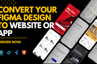 convert your figma design to app or website