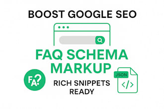 create rich faq schema for your website using json markup