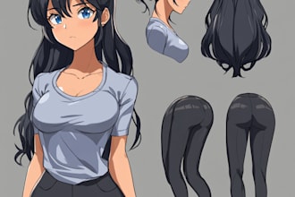 do anime character sheet