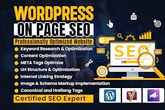 do wordpress onpage SEO with yoast and rankmath for google ranking