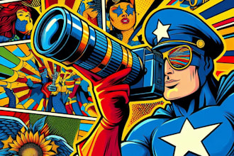 draw your photo to an amazing vector pop art wpap