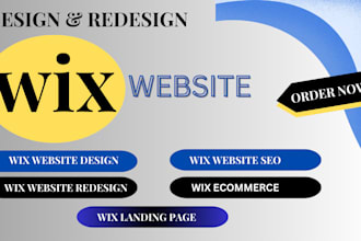 do wix website design, wix redesign, wix studio website