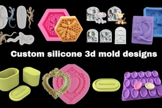 do silicone mold box design soap jewerly mold plastic mold injection mold stl