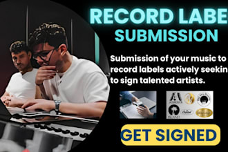 distribute music to top record label submission and independent to get signed