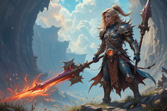do create a dnd art and d and d character for you