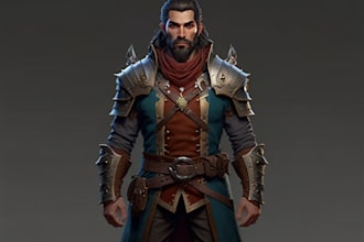 draw your dnd character art