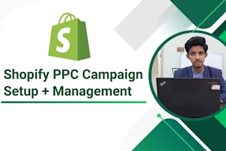 manage your shopify PPC campaign and shopify advertising ads