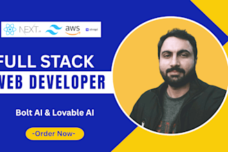 build react next js using bolt, lovable, cursor ai, shadcn ui, supabase