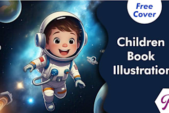 design children storybook illustrations and storybook cover