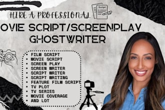 write a professional movie script, screenplay, or TV series