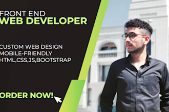 develop responsive landing page for your business or product