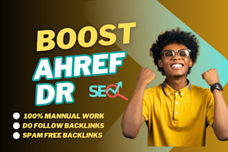 increase ahrefs domain rating upto 50