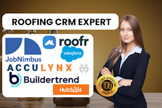 do roofing crm jobnimbus acculynx roofr buildertrend salesforce hubspot zendesk