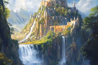 desing a environment concept art or landscape design