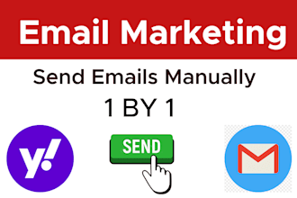 send 500 emails manually one by one