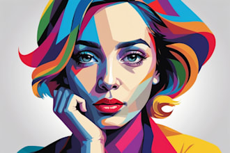 make a beautiful wpap pop art portrait