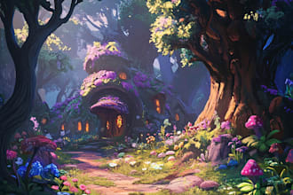 create a beautiful landscapes and outdoor environments