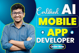build android app, ios app, ai chatbot for mobile app development with chatgpt