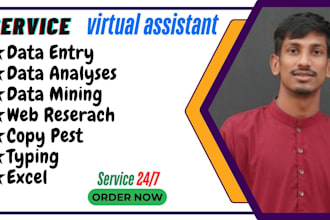 do the service data entry,copy pest,data mining,typing etc