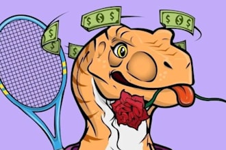 create nft art collection or meme art in 2d cartoon or anime styl