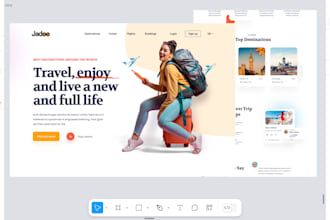 do figma website design and UI UX mockup