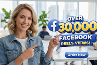 organic facebook reels or video promotion