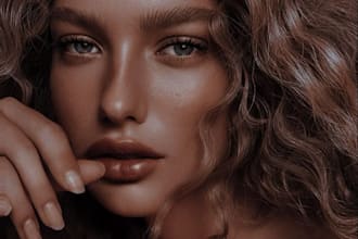 do high end skin beauty photo retouching and wedding retouch