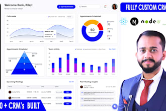 develop customer relationship management, CRM and admin panel