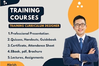 provide content, presentation for training, conference and workshop