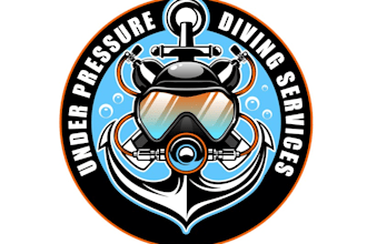 design unique scuba diving logo
