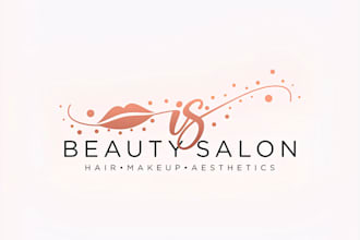 do modern fashion, beauty, cosmetic spa hair salon logo