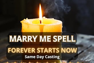 cast powerful marry me spell, marriage spell, fast love obsession spell casting