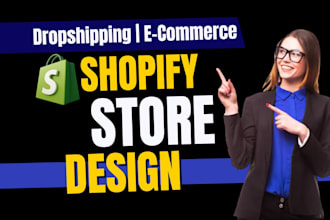 build 300 products shopify dropshipping store, ecommerce website, shopify store